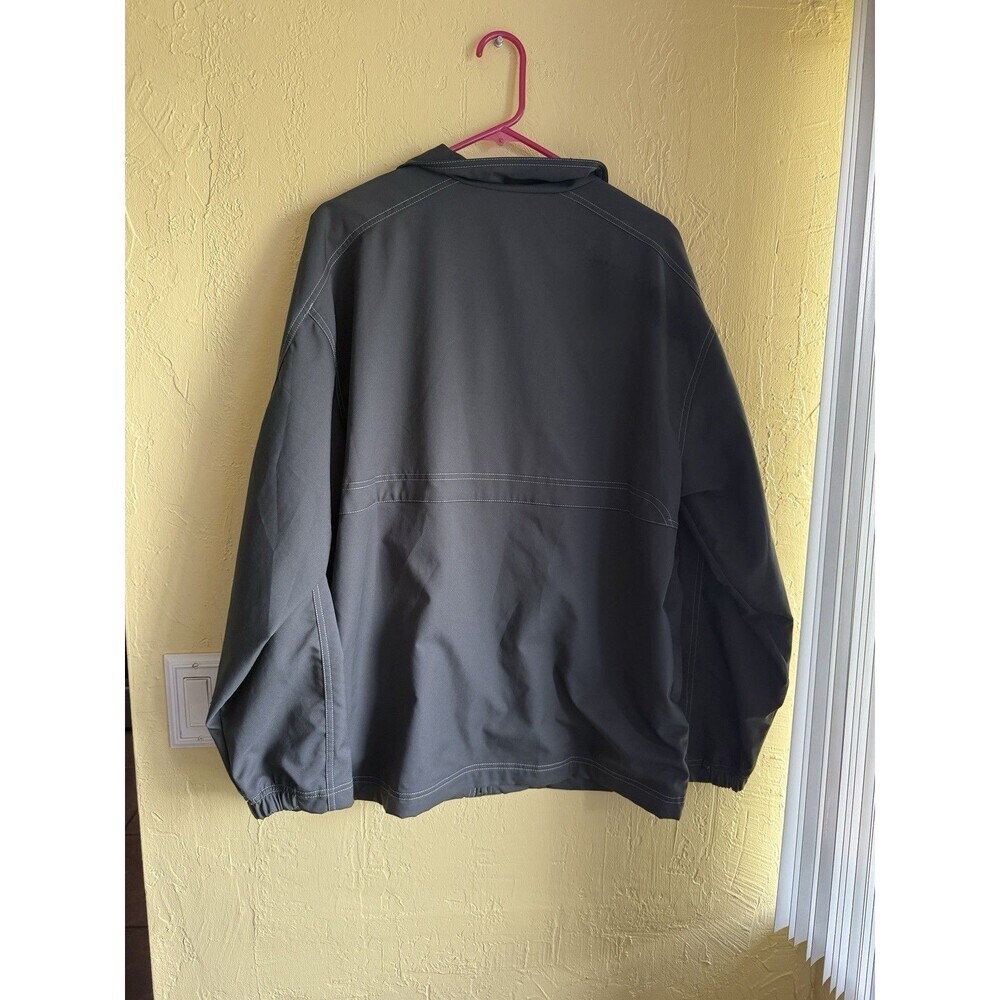 Nike Lightweight Gray And Black Full Zip Jacket Vented Mens L - Picture 7 of 9